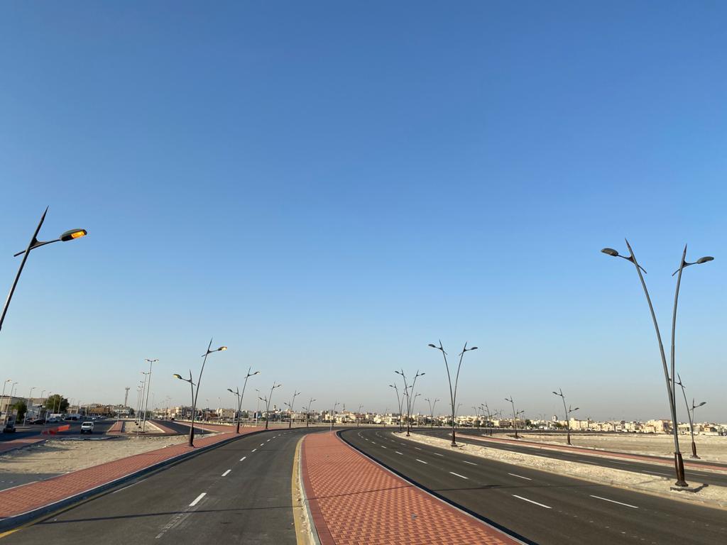 بلدية القطيف تنتهي من أعمال مشروع الطريق الحلقي بشمال ‫تاروت