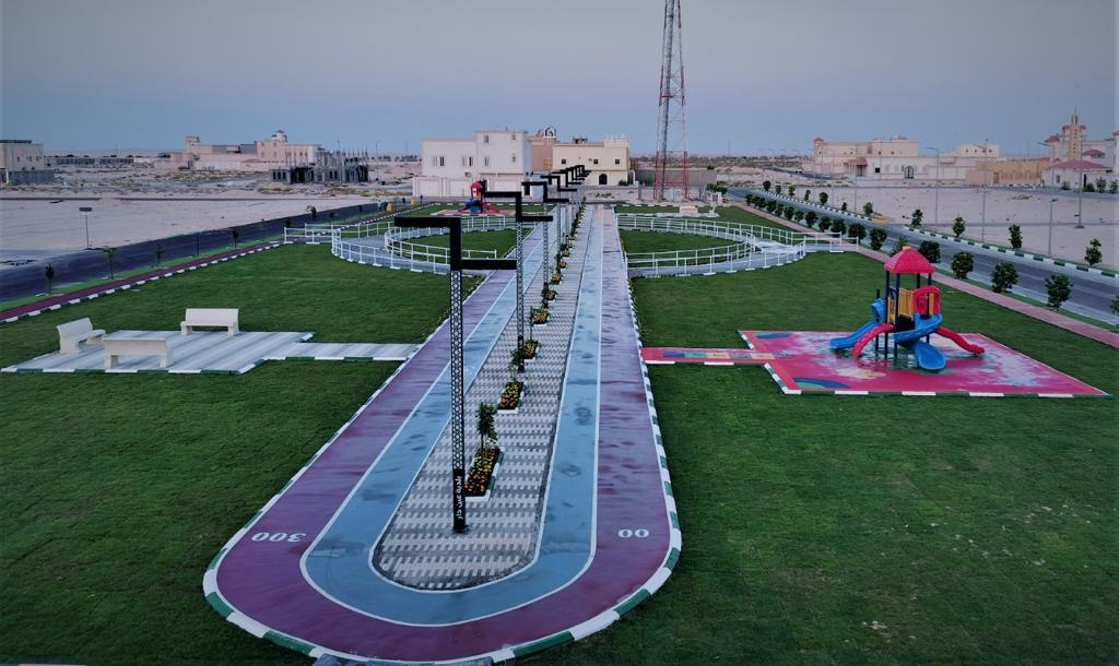 بلدية عين دار تنهي انشاء حديقة نموذجية بمساحة ٧٨٠٠متر مربع ضمن برنامج جودة الحياة 
