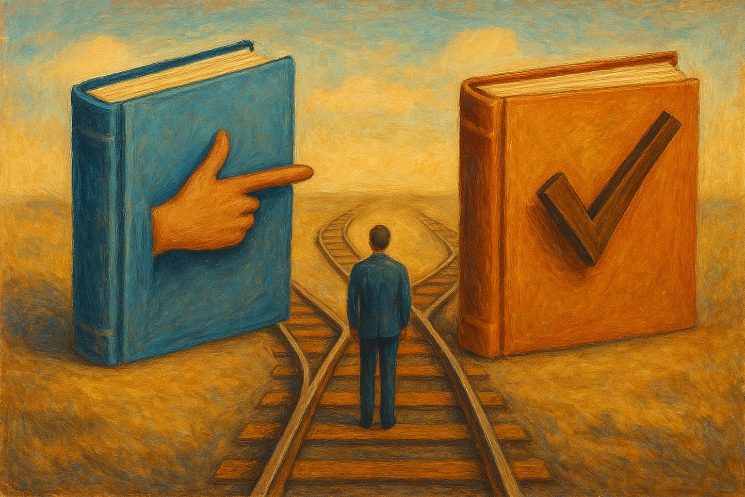 الرأي اختيار والقرار اختبار