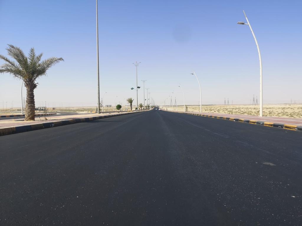 بلدية النعيرية تستكمل أعمال مشروع إعادة تأهيل وتطوير الشوارع