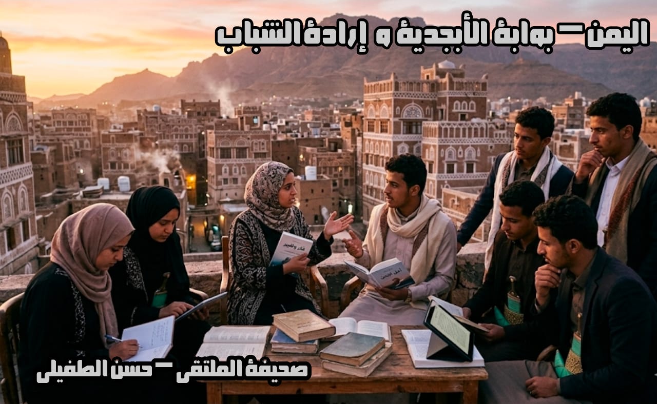اليمن بوابة الأبجدية و إرادة الشباب 