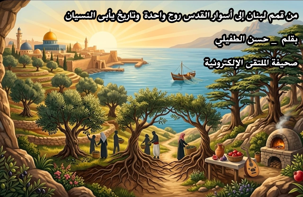 من قمم لبنان إلى أسوار القدس ، روحٌ  وتاريخٌ يأبى النسيان