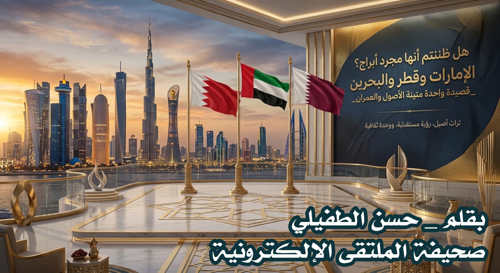 ​هل ظننتم أنها مجرد أبراج؟ الإمارات و قطر و البحرين قصيدة واحدة متينة الأصول و العمران