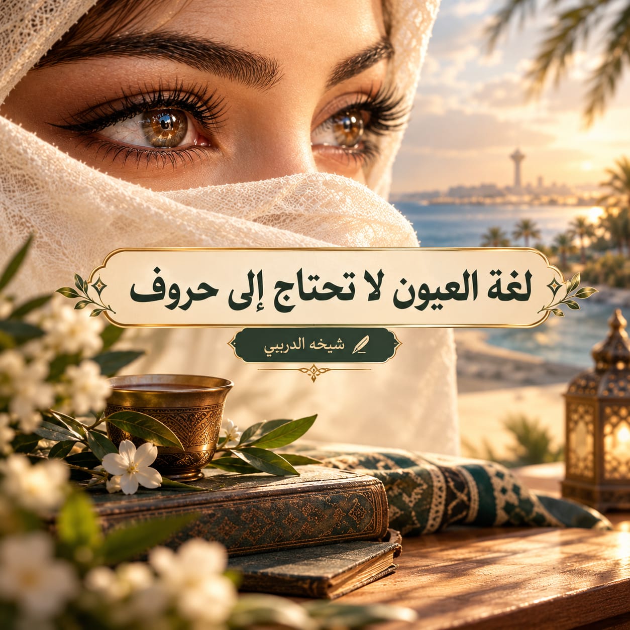 (( لغة العيون لا تحتاج إلى حروف ))